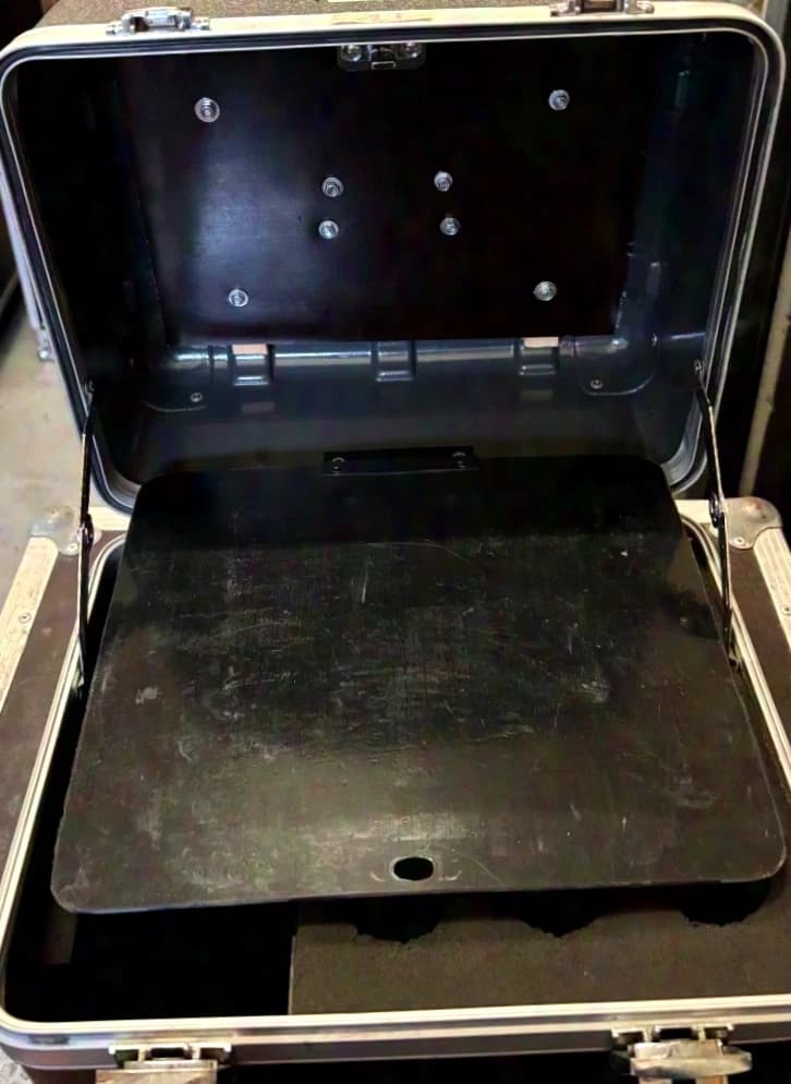 BSX plastic suitcase case for microphones