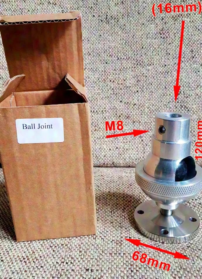 Ball Joint Ball Joint for 5/8" Stainless Steel/Aluminum new in original packaging