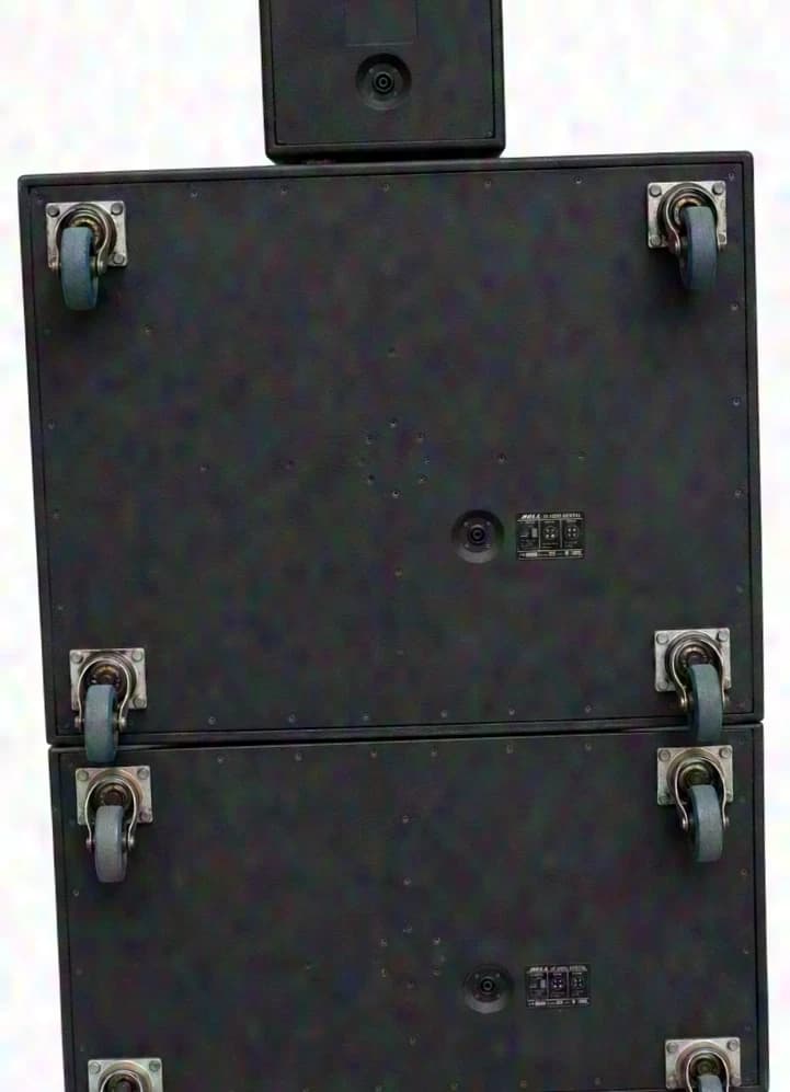 Bell VPS PA System complete | 4x VPS-4L | 2x VPS-4MH | incl. amp racks & crossovers
