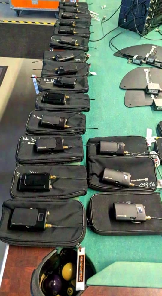 Beyerdynamic TG 1000 lot of receivers, bodypack transmitters, handheld microphones, antennas