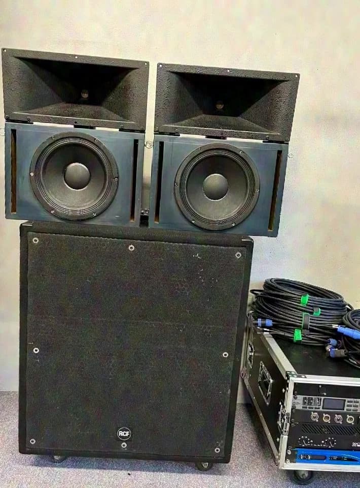 Beyma/RCF Beyma / RCF Complete PA System - Plug & Play Beyma / RCF Complete PA System - Plug & Play