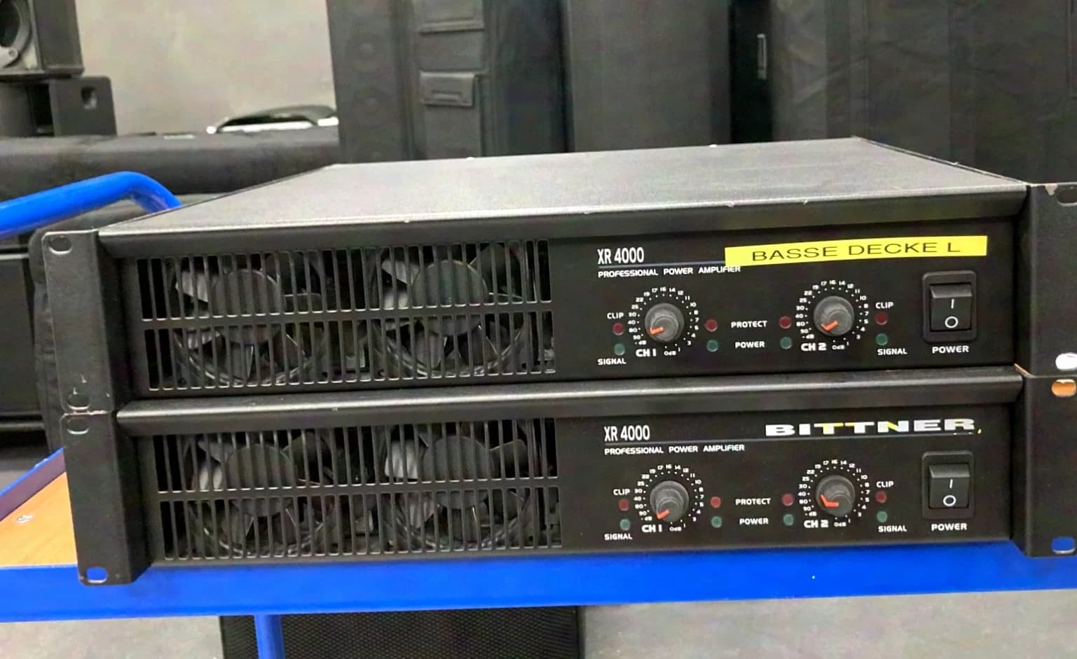 Bittner XR4000 amplifier, 2x1240W RMS, excellent condition