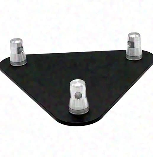 Black coated truss baseplates triangle - for all brands available!