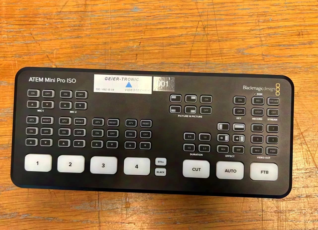 Blackmagic ATEM Mini Pro ISO