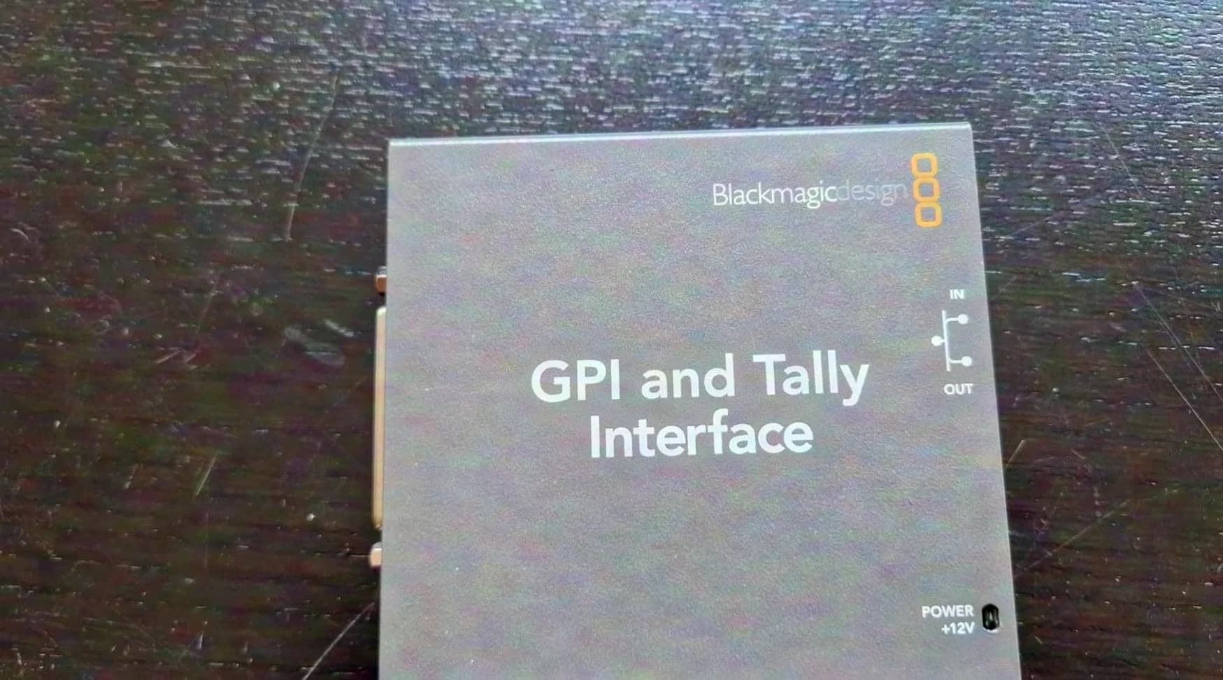 Blackmagic Design GPI & Tally Interface incl. adapter cable Panasonic AW-RP120, AW-RP150