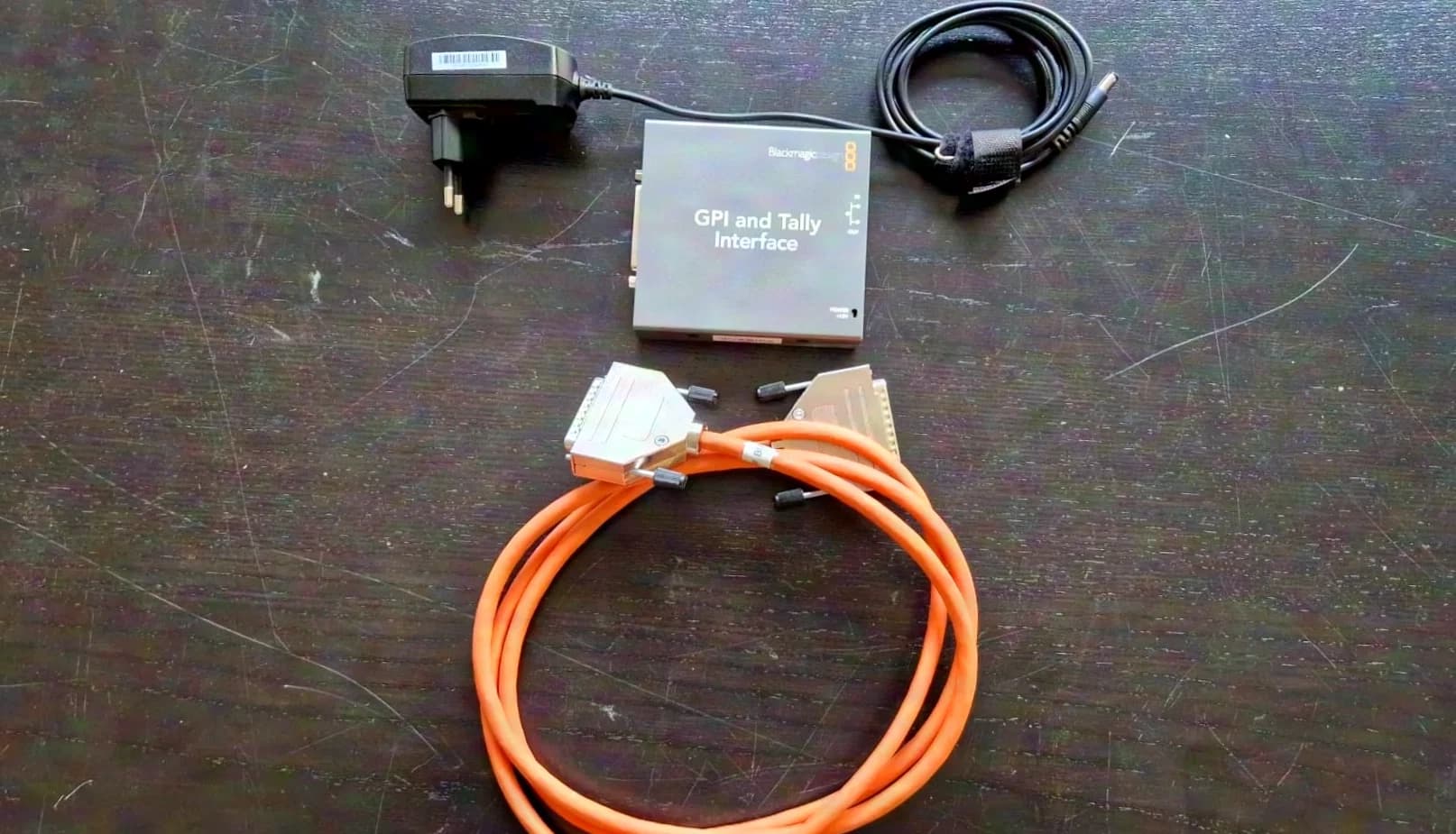 Blackmagic Design GPI & Tally Interface incl. adapter cable Panasonic AW-RP120, AW-RP150