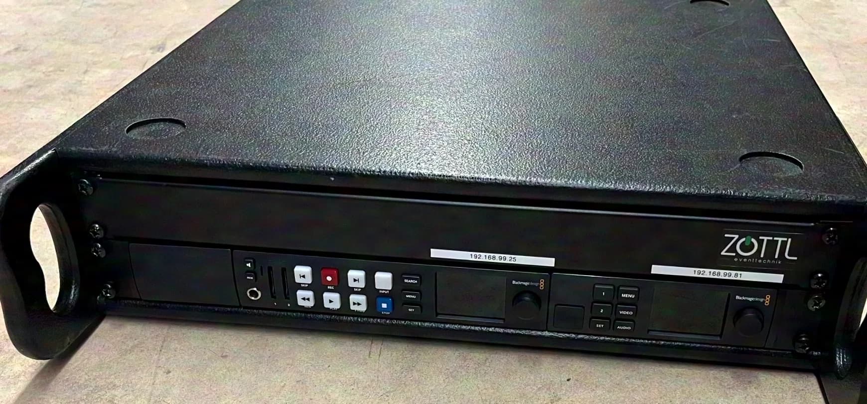 Blackmagic Design HyperDeck Studio HD Plus Rack