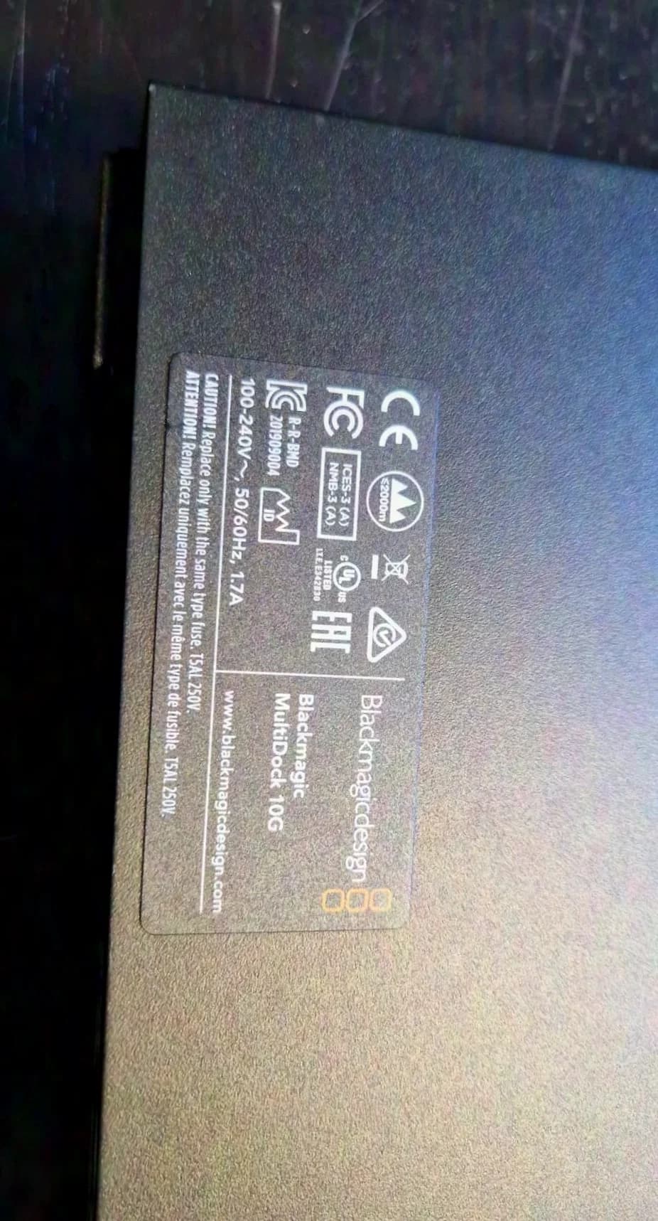 Blackmagic Design MultiDock 10G / USB-C - SSD Dock