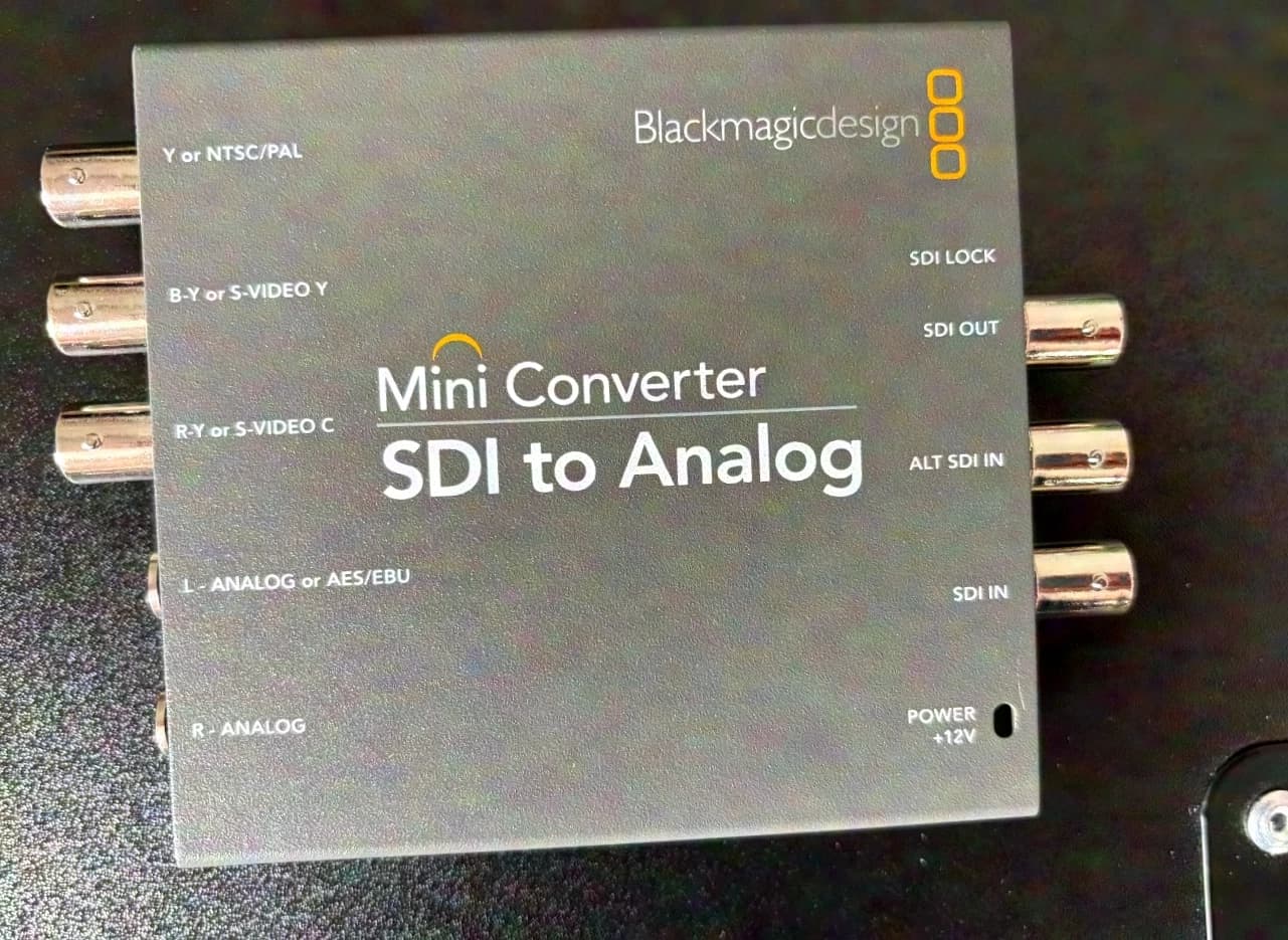 Blackmagic Design „SDI to Analog Converter SDI to Analog Mini Converter