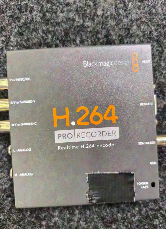 Blackmagicdesign H.264 Pro Recorder Realtime H.264 Encoder
