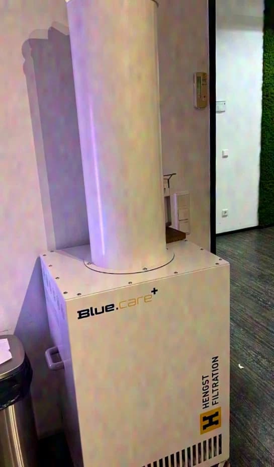 Blue Care Air Filter Cleaner Hengst Filtration Made in Germany HEPA H14 Filter