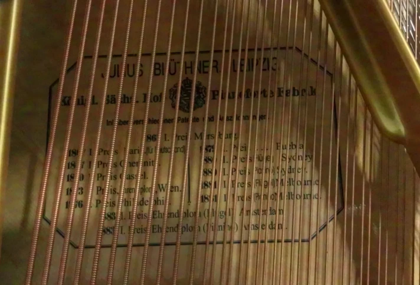 Blüthner grand piano Model 6, BJ 1897