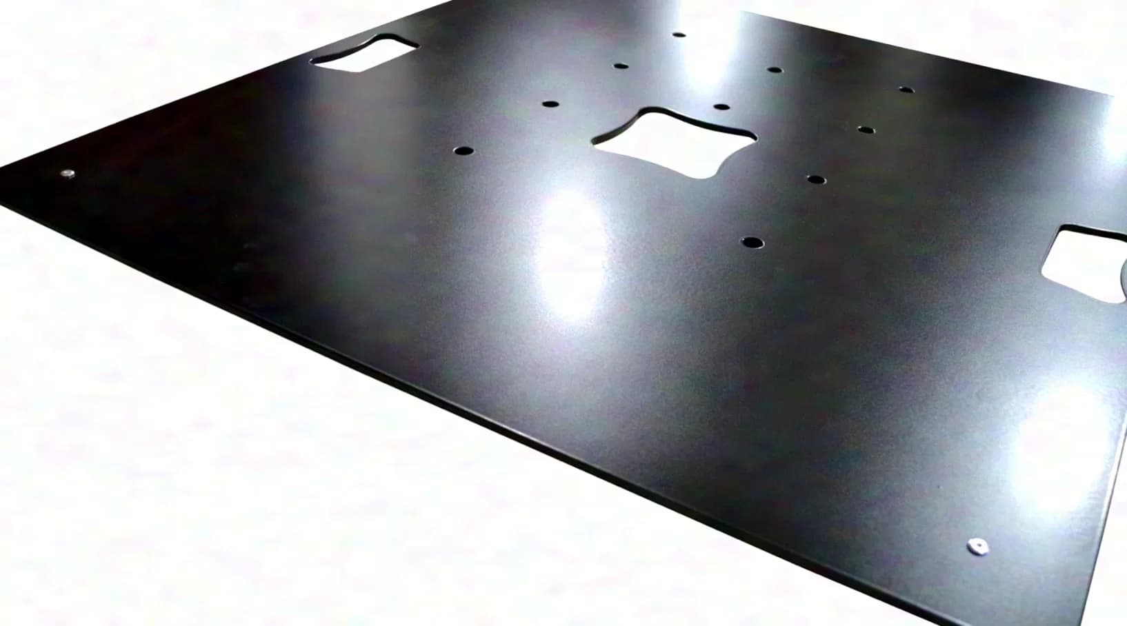 Bodenplatte24 Truss Base Plate 6 mm 80 x 80 cm 30 kg Powder-Coated