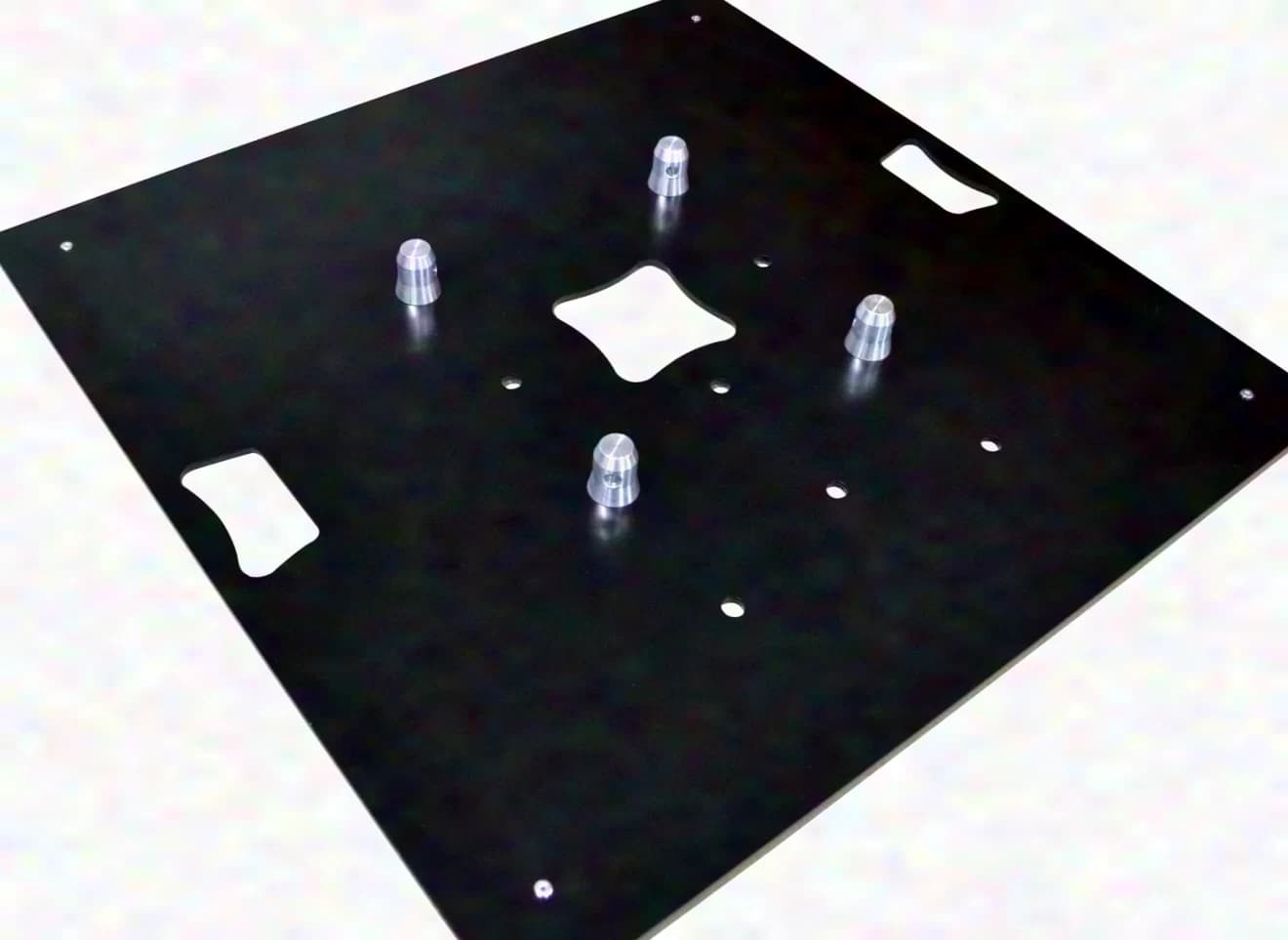 Bodenplatte24 Truss Base Plate 8 mm 80 x 80 cm 40 kg Powder-Coated