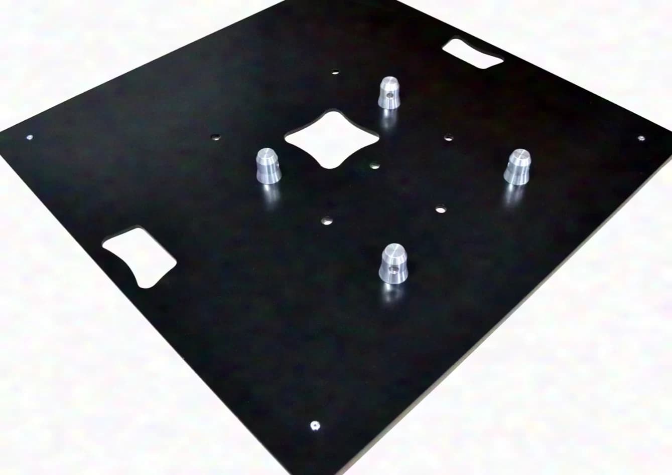 Bodenplatte24 Truss Base Plate 8 mm 80 x 80 cm 40 kg Powder-Coated