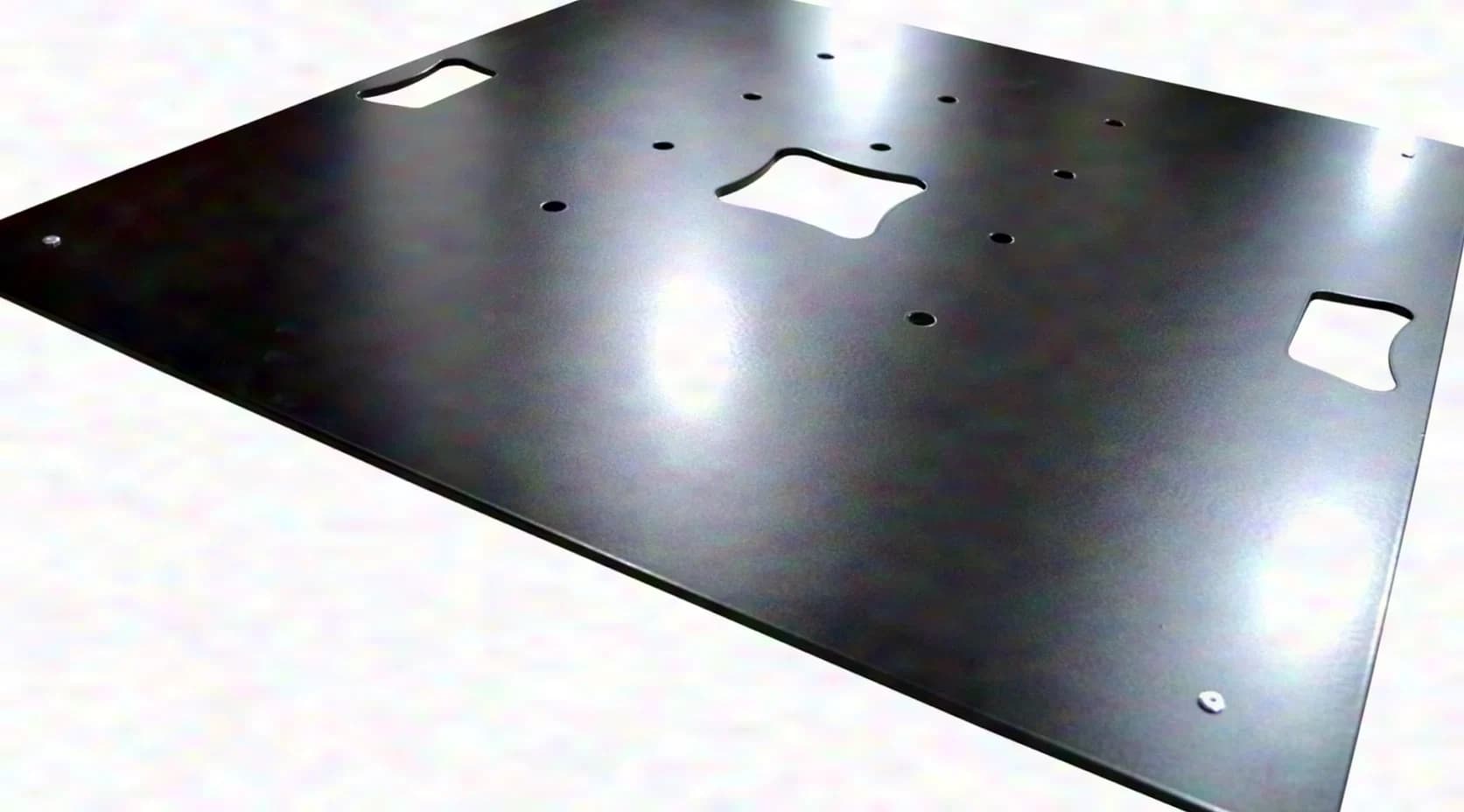 Bodenplatte24 Truss Base Plate 8 mm 80 x 80 cm 40 kg Powder-Coated