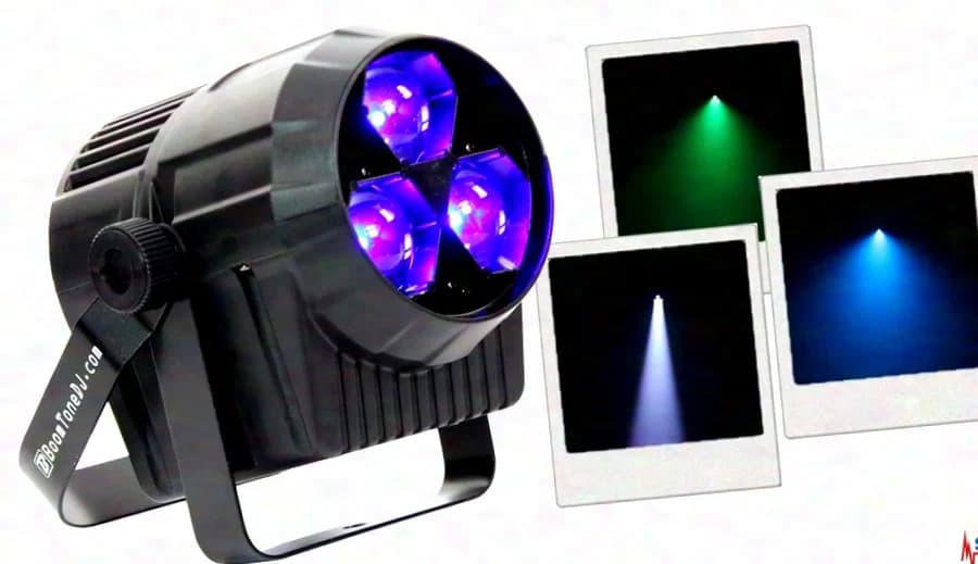 BoomToneDJ Evolite PAR ZOOM 3x15W