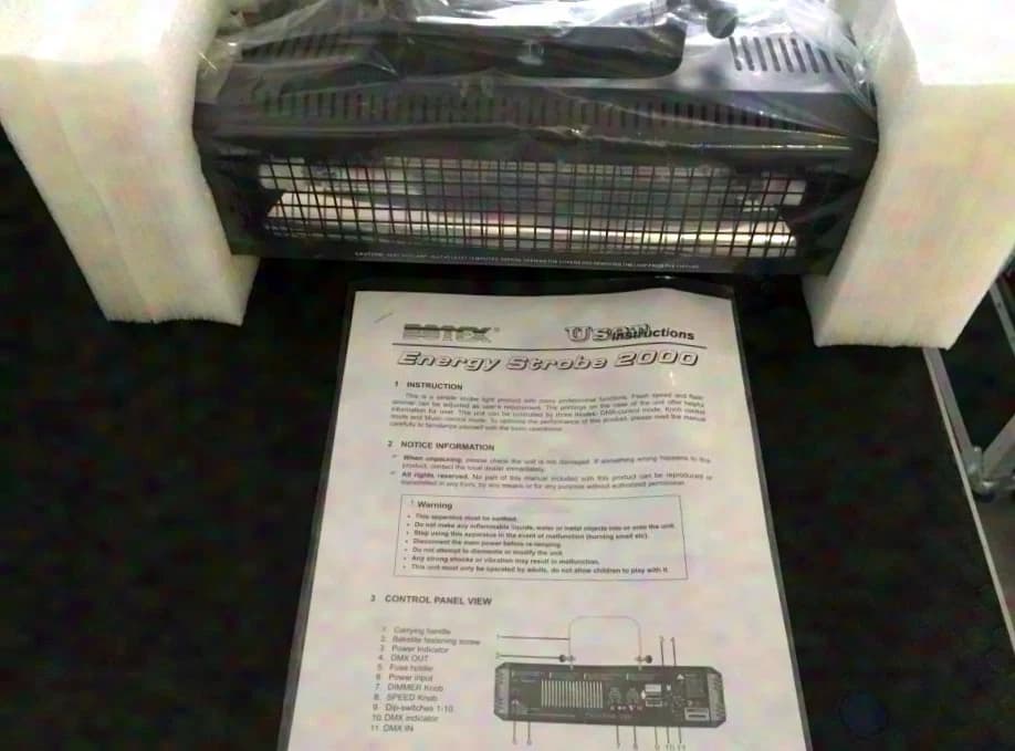 Botex ES-2000 Energy Strobe 2000 DMX - Warehouse Find -New Goods