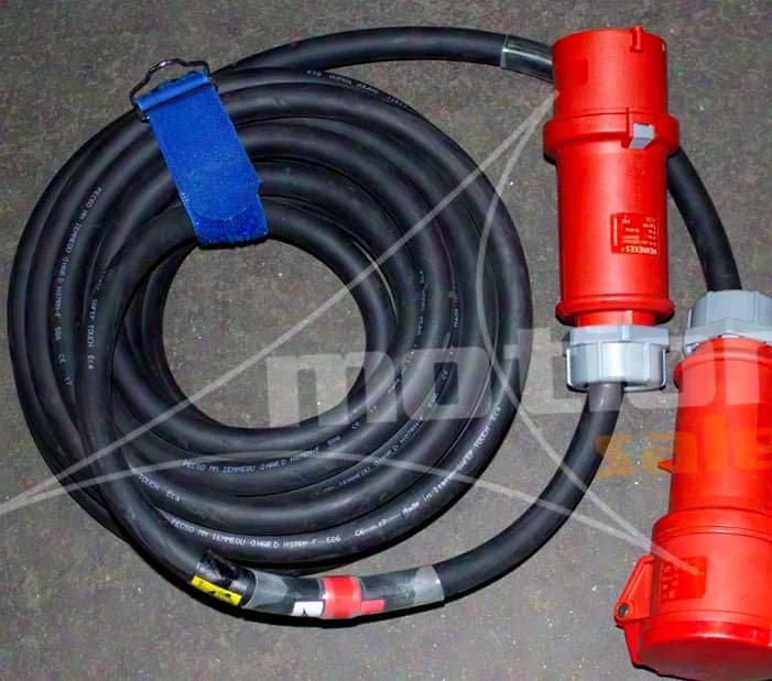 CEE 32A/400V 5x 6qmm 5-25 m