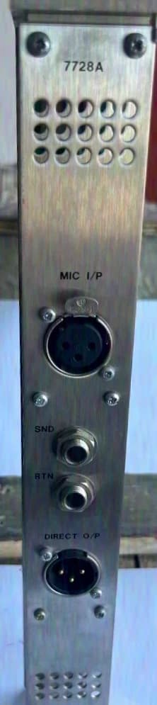 Cadac 6907-1 J-Type Mono Input Channel 6980 Issue3 7728A Mono Input Channel 90´s