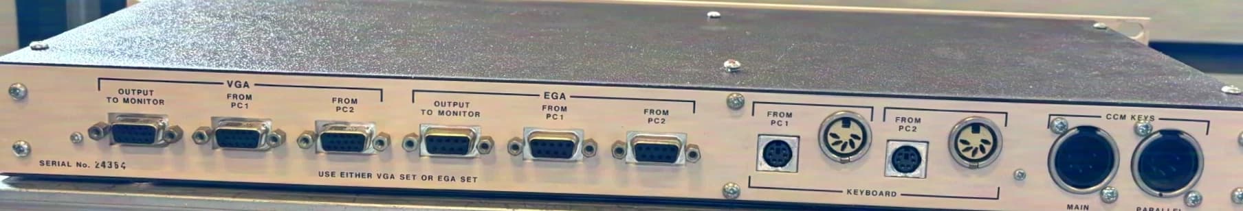 Cadac Séance Interface 7217 Video/Keyboard Changeover Unit