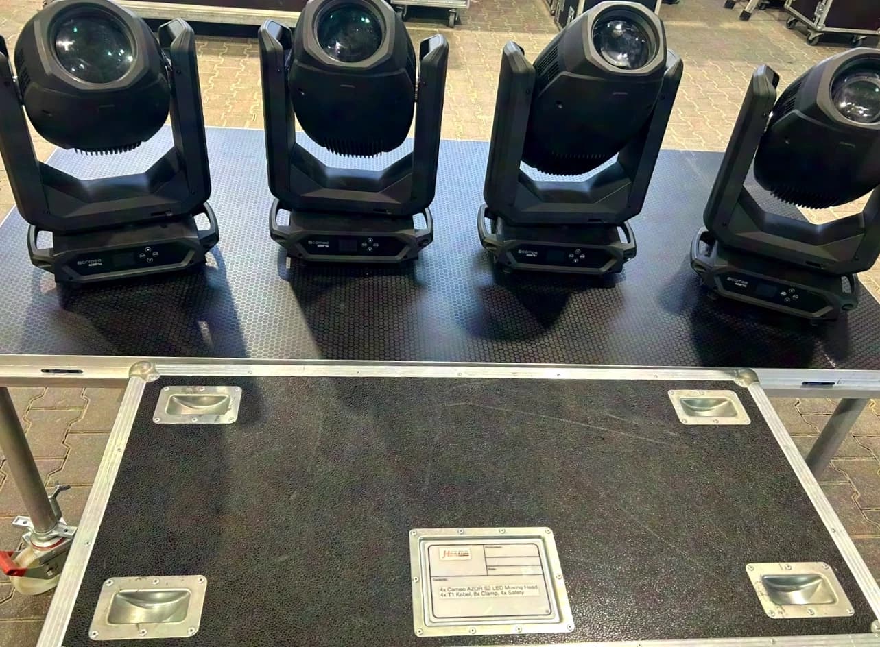 Cameo AZOR S2 LED Spot Moving Light 4-unit Set