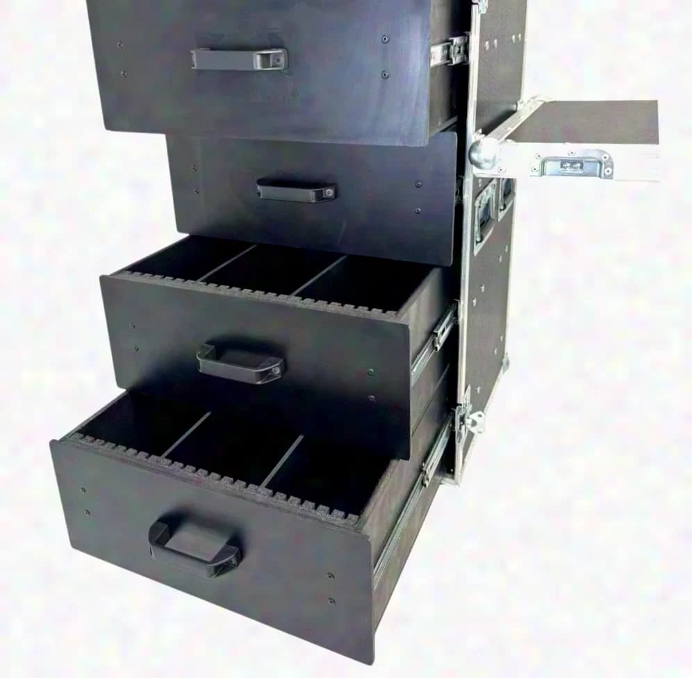 Casebase Microphone Stand – 5x Drawers + Table