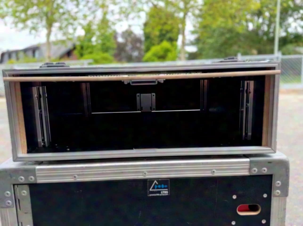 Casetec 19" Rack Top-Door Stacking Rack Sliding Door