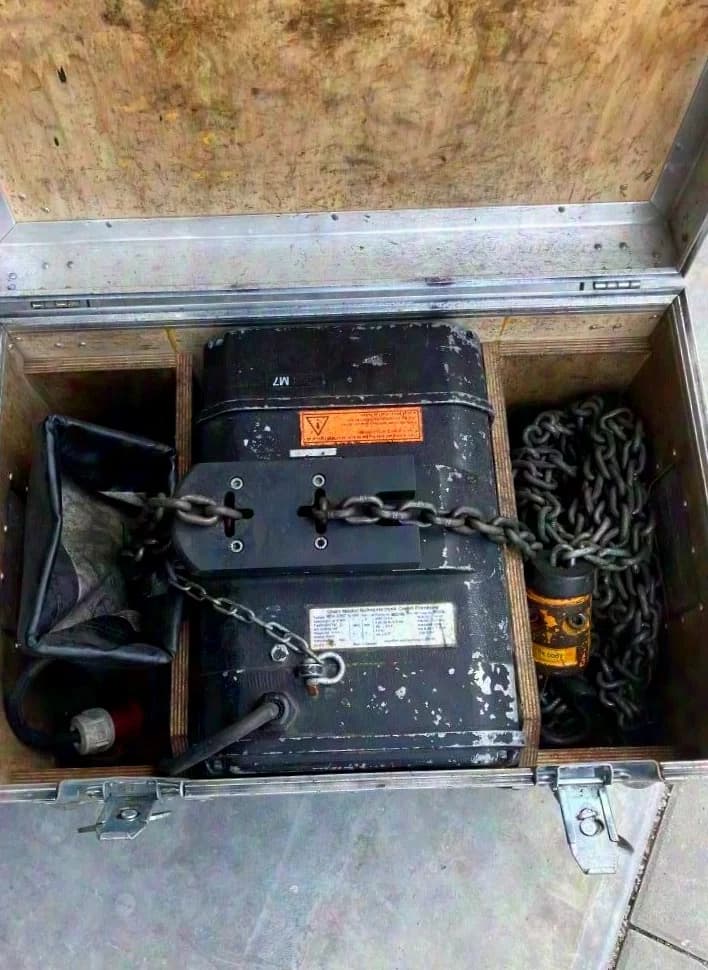Chainmaster chain hoist D8, 1000kg, 18m chain, 4m / min, in case