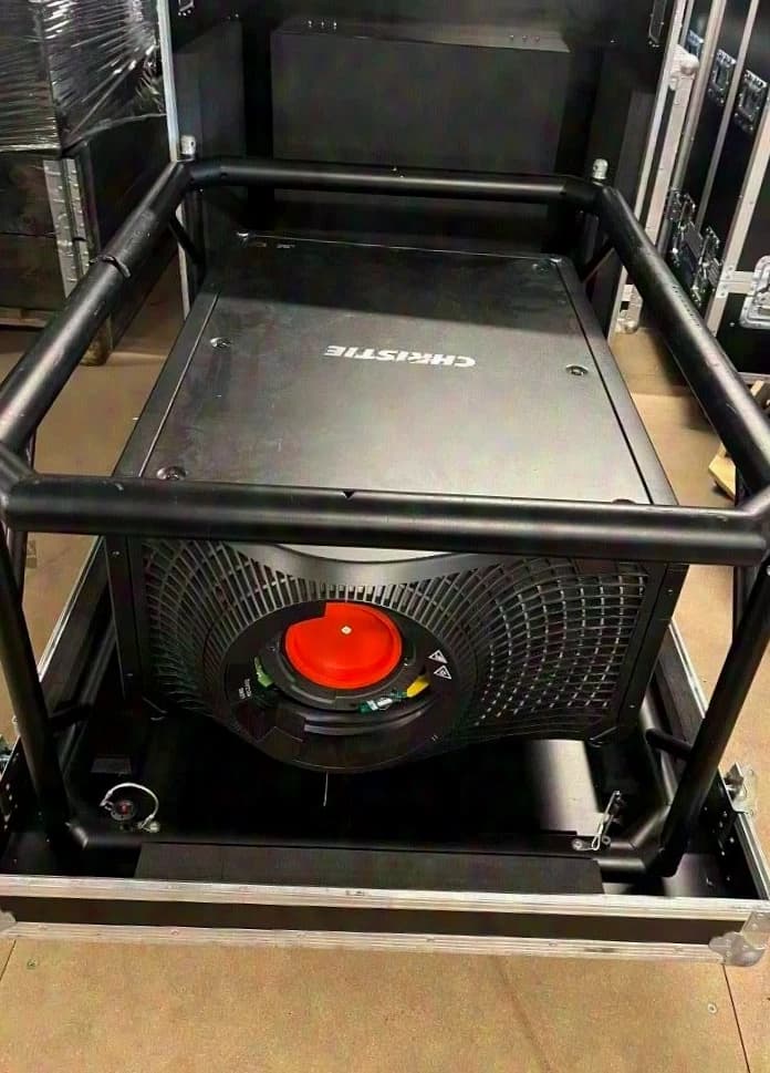 Christie Boxer 4K. 30000 ANSI lumens.