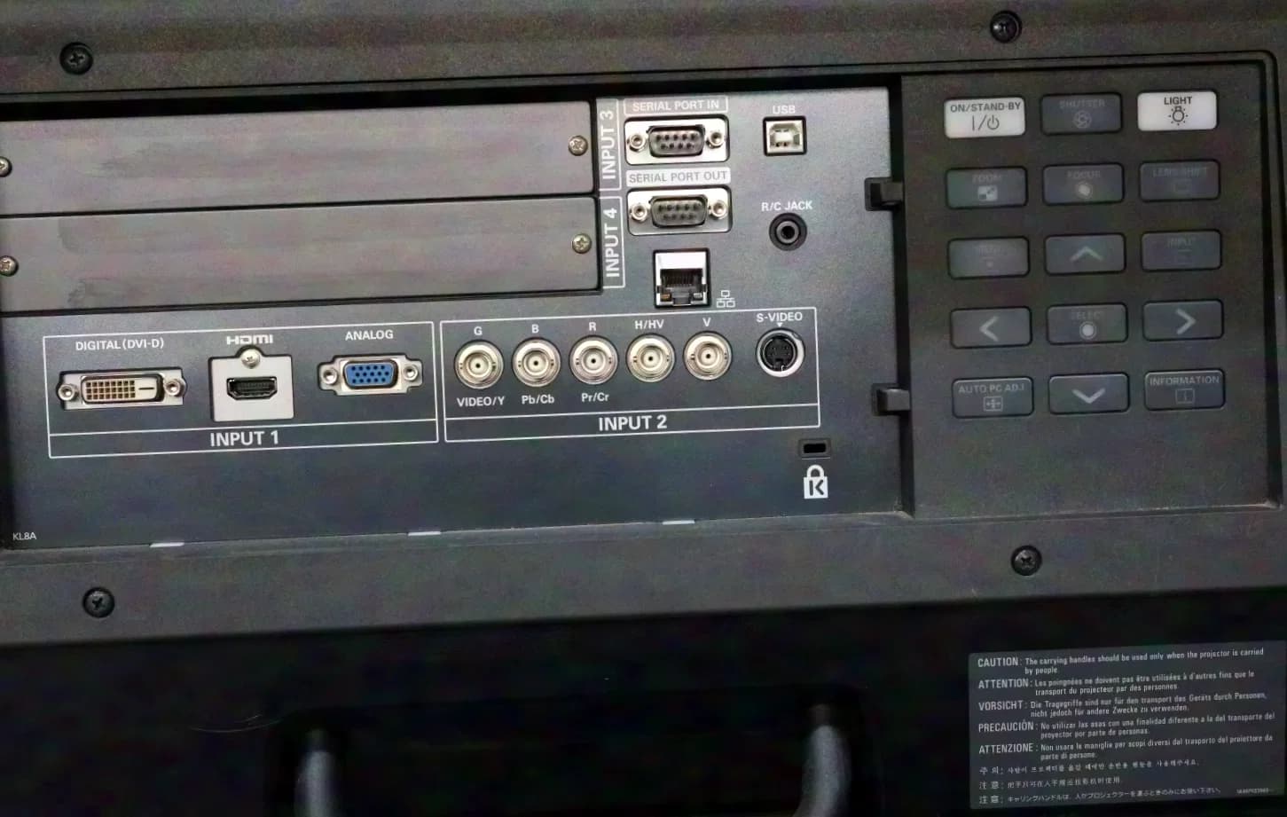 Christie L2K1500 with Sanyo LNS-S03 and Audipak Fly Stack Frame NEW LAMPS