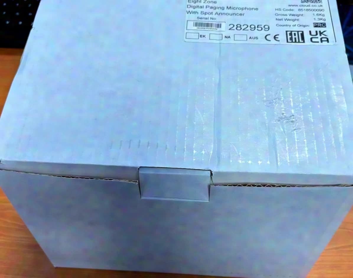 Cloud PM8-SA Digital paging microphone