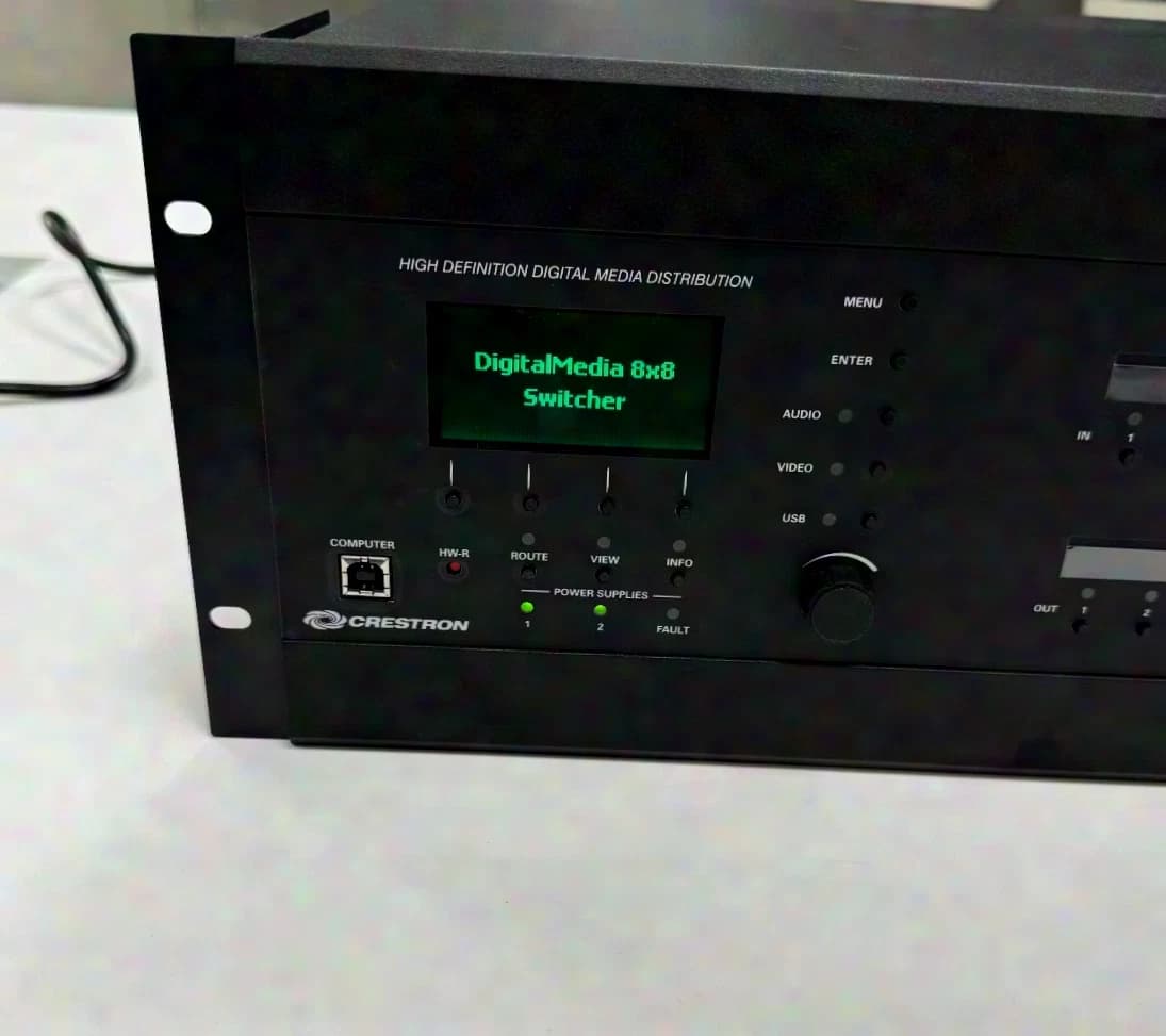 Crestron DM-MD8X8-RPS Digital Media Matrix Switch