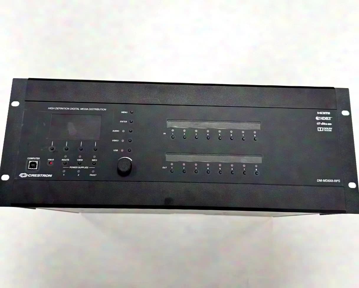 Crestron DM-MD8X8-RPS Digital Media Matrix Switch
