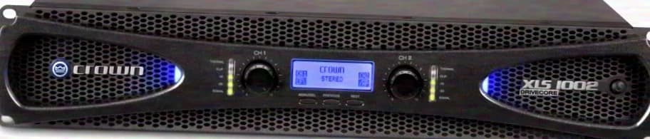 Crown XLS 1002 Power Amplifier 2x350W Amplifier NEW