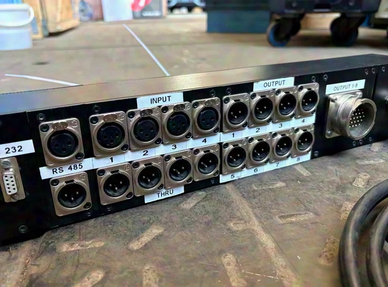 Custom Connection Panel 8-Channel DSP XTA dp448