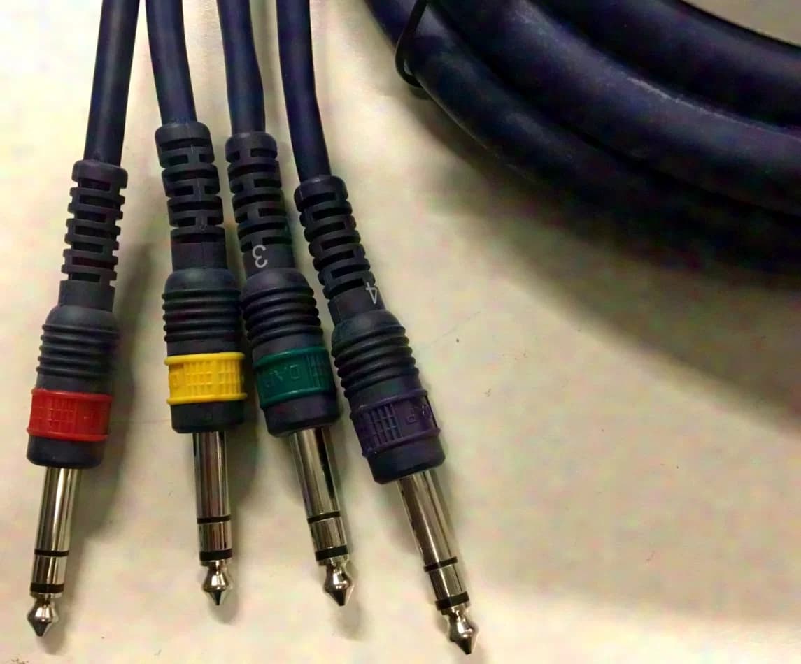 DAP AUDIO FL69600 Studiosnake / Multicore cable 8x mono jack to 4x stereo jack,