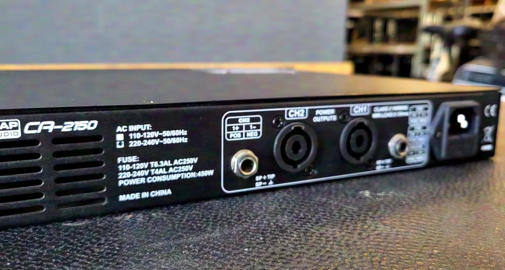 DAP Audio CA-2150 Compact 2-Channel Amplifier (2 x 150 W)