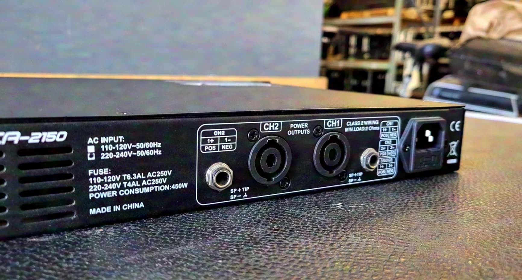 DAP Audio CA-2150 Compact 2-Channel Amplifier (2 x 150 W)