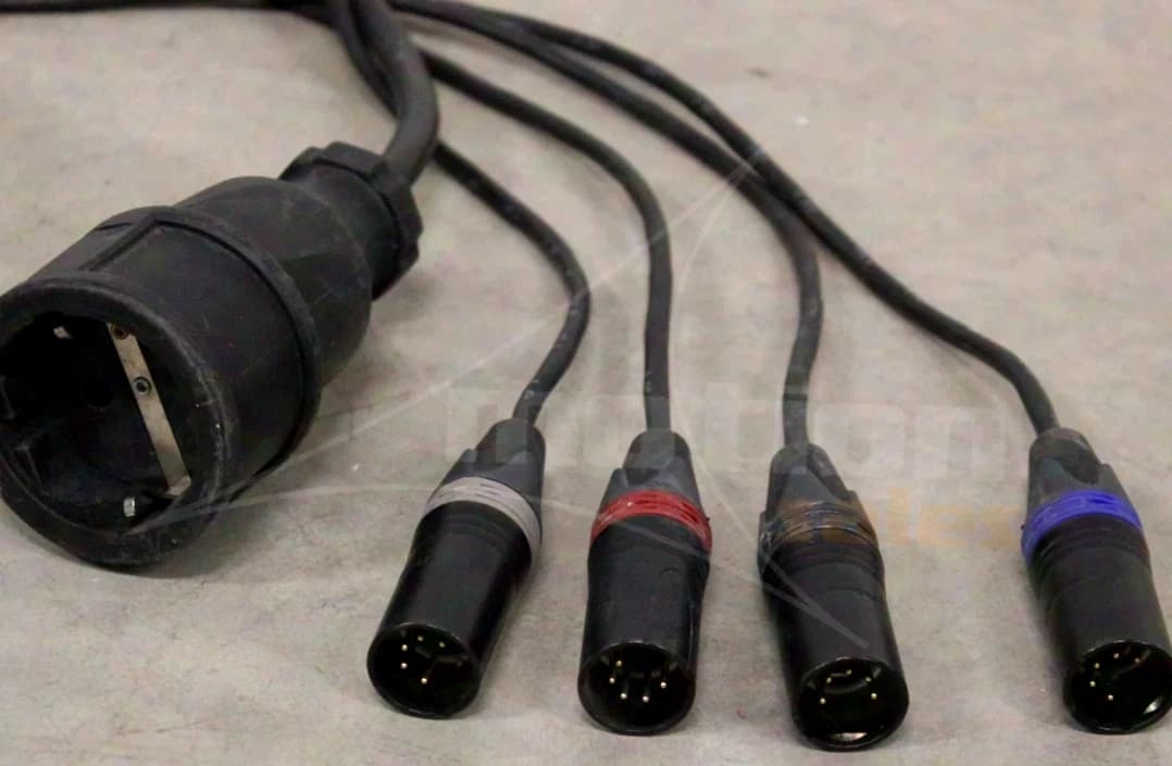 DMX AES/EBU Multicore 75m 4 Lines + Schuko (in Case)