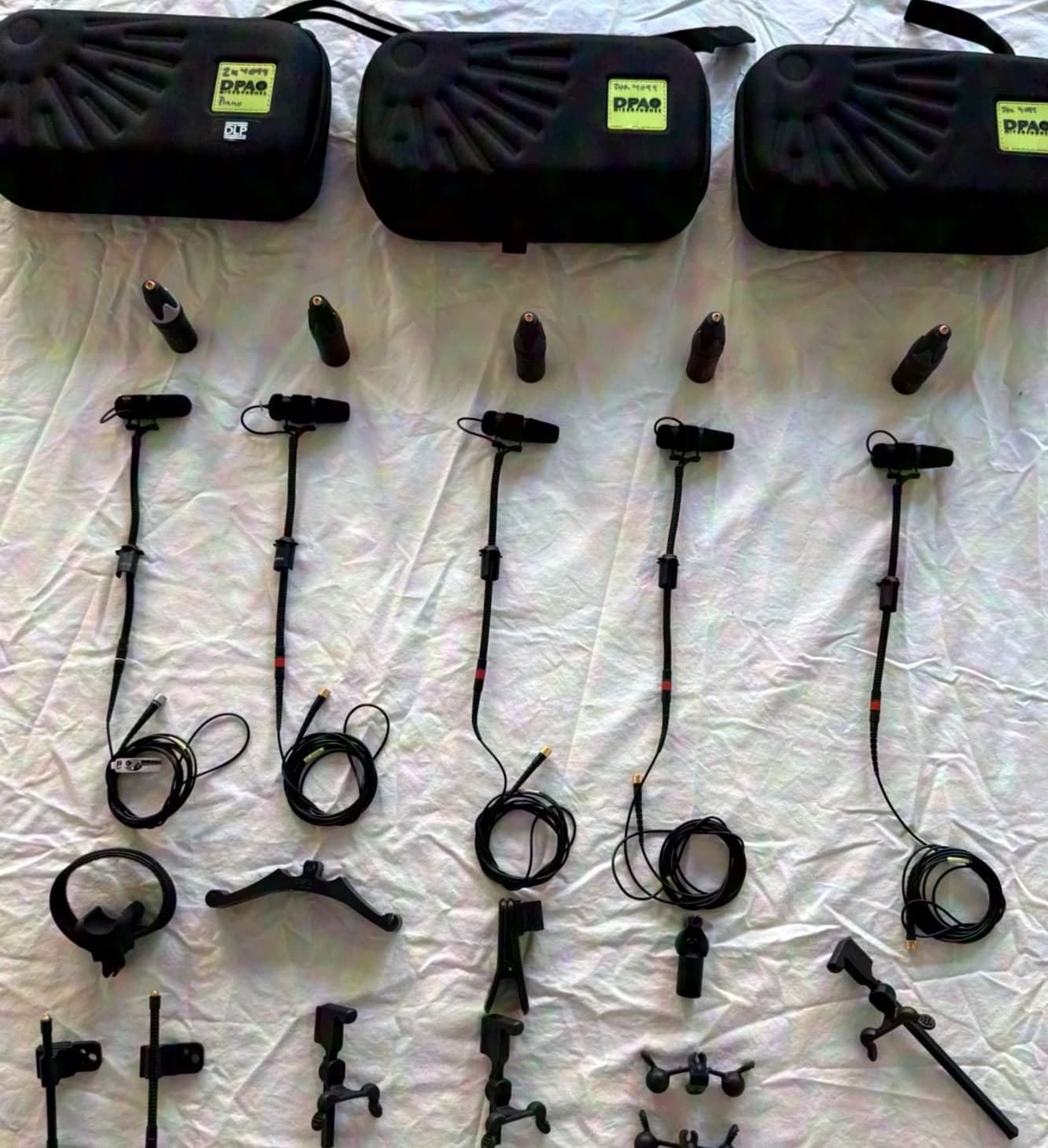 DPA 4099 (4 pcs DPA 4099 CORE+ and 1pcs DPA 4099 HI SPL)