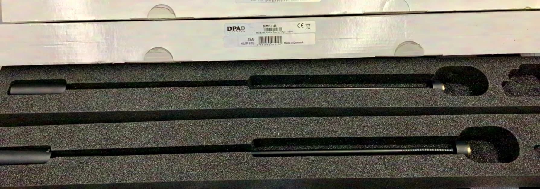 DPA MMP-F45 Modular Active Boom, 47 cm (18 in) with flightcase (set)