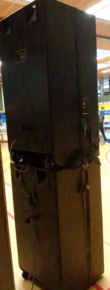 D.A.S/ QSC complete party/live sound system 2 x 2400 Watt