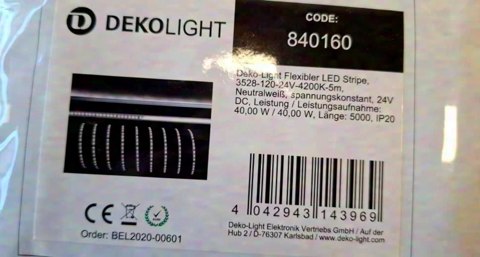 Deko Light LED Strip + LED Power Supply