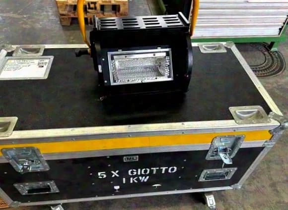 Desisti Giotto "1" horizontal floodlight, 1000W asymmetrical spotlight