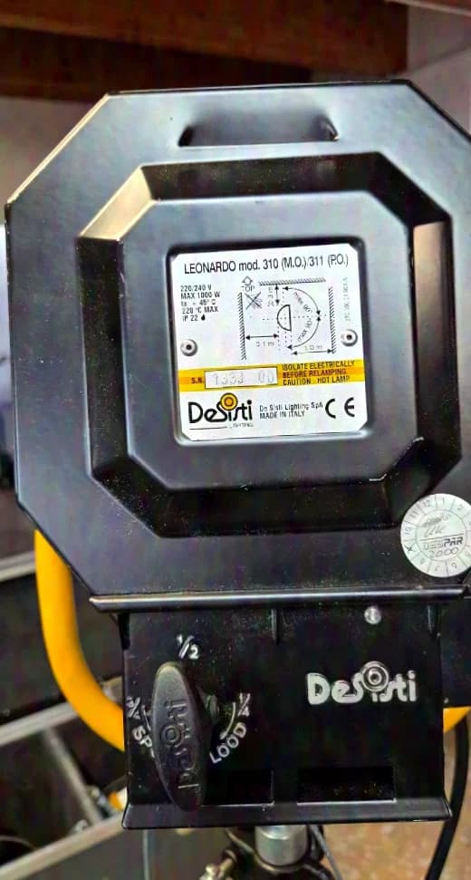 Desisti Leonardo 1kW Fresnel Spotlight 1 kW