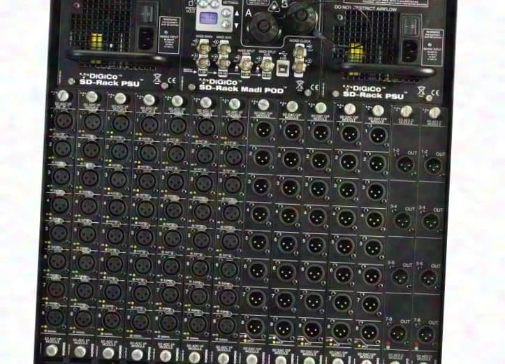 DiGiCo Quantum 7 Core2/HMA Optics/Waves-SD-Rack-32B Package