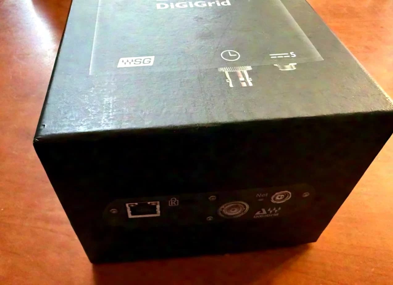 DiGiGrid MGB interface between coaxial MADI and SoundGrid network