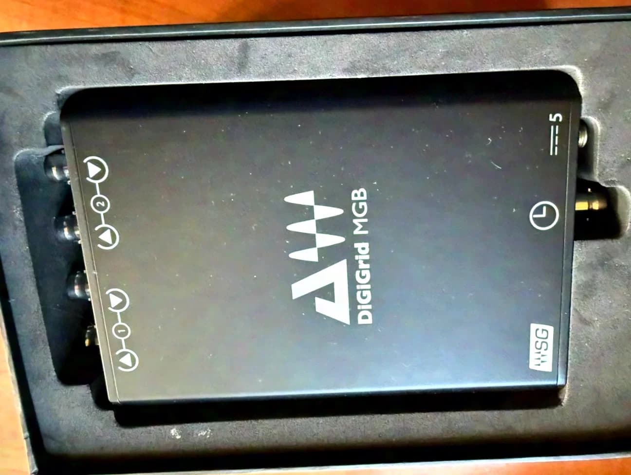 DiGiGrid MGB interface between coaxial MADI and SoundGrid network