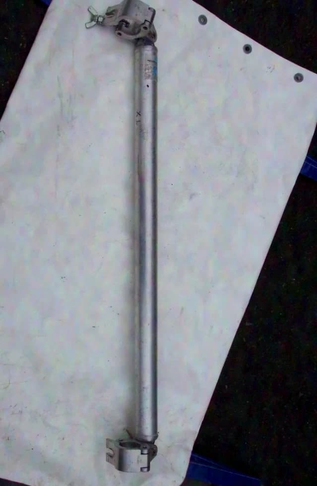 Diagonal bracing including 2 Halfcoupler